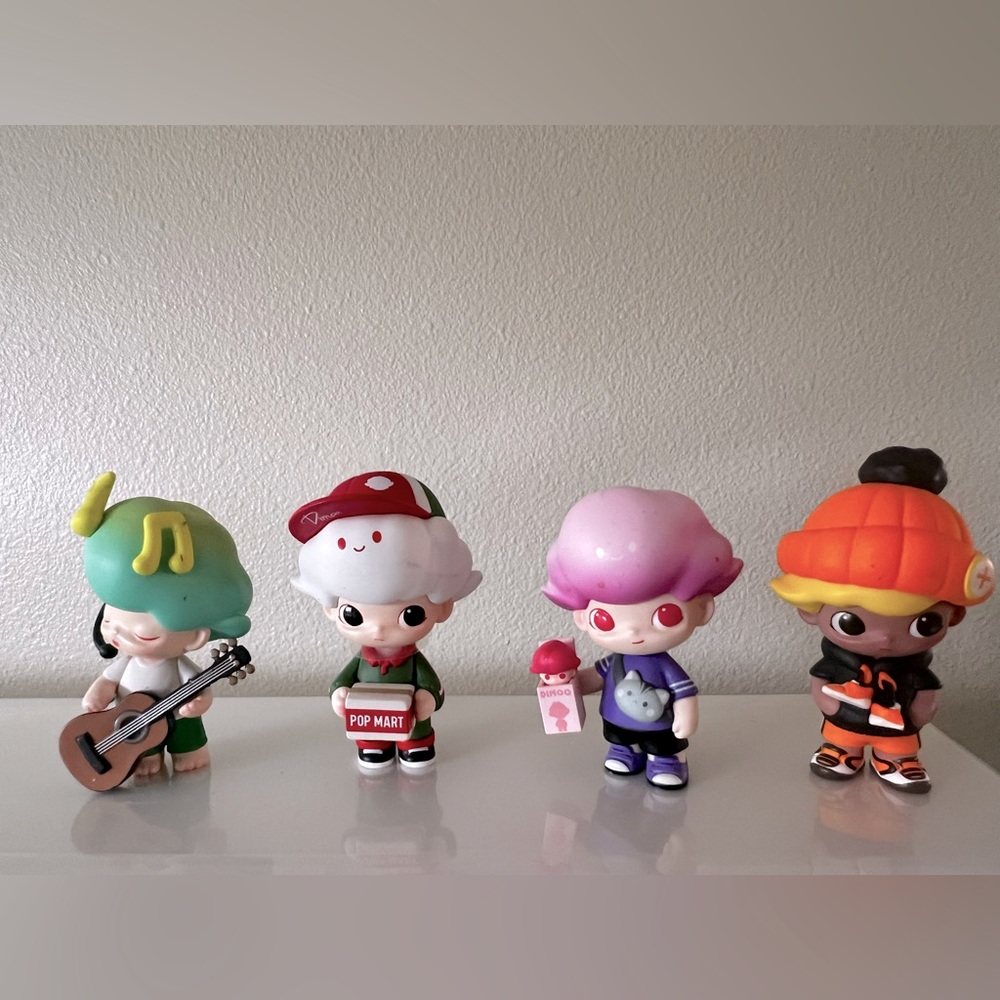 POP MART DIMOO Figures (Set of 4) | Great Condition